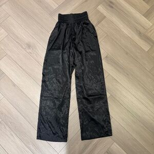 PLT black silky pants